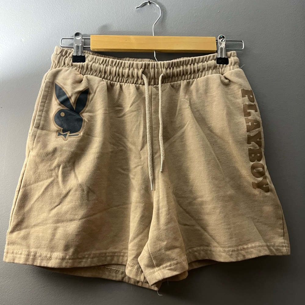 PLAYBOY Beige Lounge Shorts